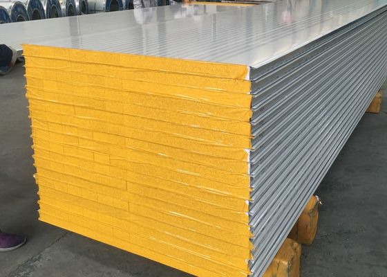 150mm RAL color Silica Rock Wool Sandwich Panel