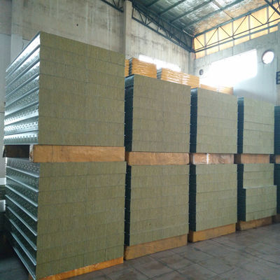 PPGI Fireproof Kiln Rock Wool Sandwich Panel