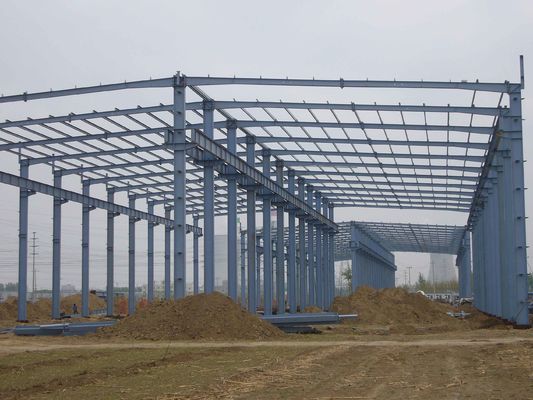 EPS PU Insulation Prefab Industrial Steel Structure Warehouse