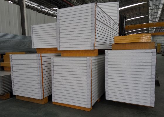 Clean Room Wall Color Steel Fire Retardant EPS Sandwich Panel