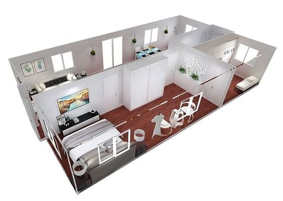 Steel Frame Foldable Living Expandable Container House