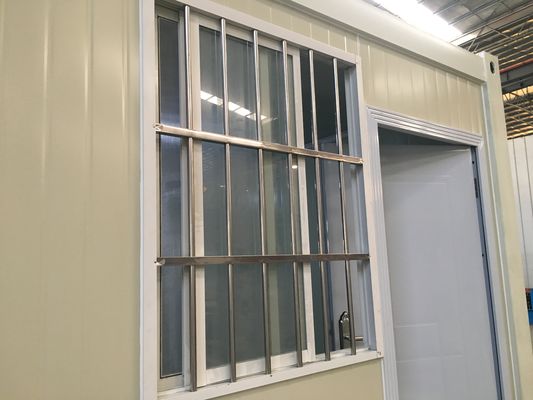 Grey White Structure Customized Detachable Glass Wall Container