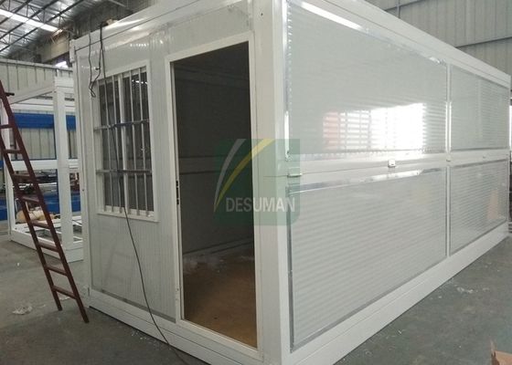 CE Fireproof Rock Wool Prefab Modular Folding Container Home