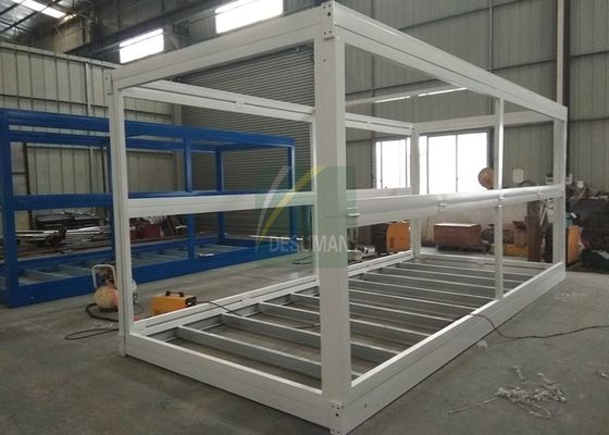 CE Fireproof Rock Wool Prefab Modular Folding Container Home