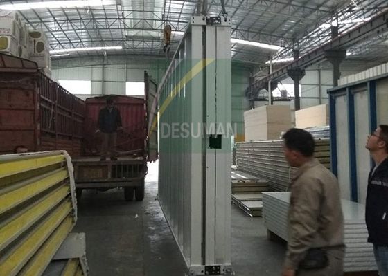 CE Fireproof Rock Wool Prefab Modular Folding Container Home
