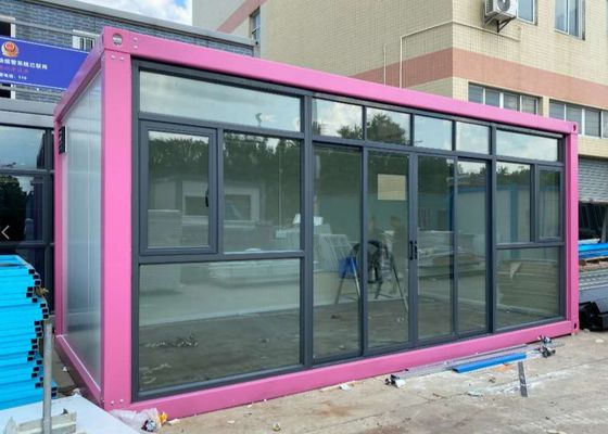 Labor Camp Glass Curtain Wall Detachable Container House