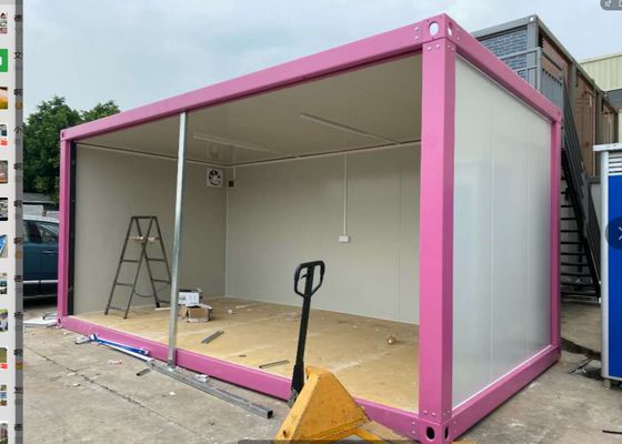 Labor Camp Glass Curtain Wall Detachable Container House