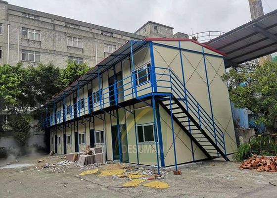 Fireproof Galvanized Steel Structure K Type Prefabricated House Building
