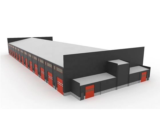 Rock Wool Insulation Prefabricated Steel Structure Workshop