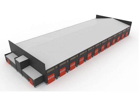 Rock Wool Insulation Prefabricated Steel Structure Workshop