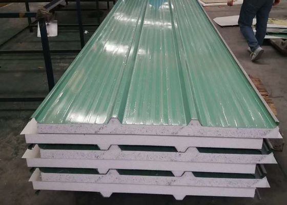 Farm House Wind Resistance Green Roofing EPS Sandwich Panel