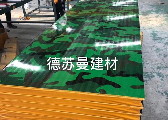 Military Camouflage Polystyrene Foam Insulation EPS Sandwich Panel