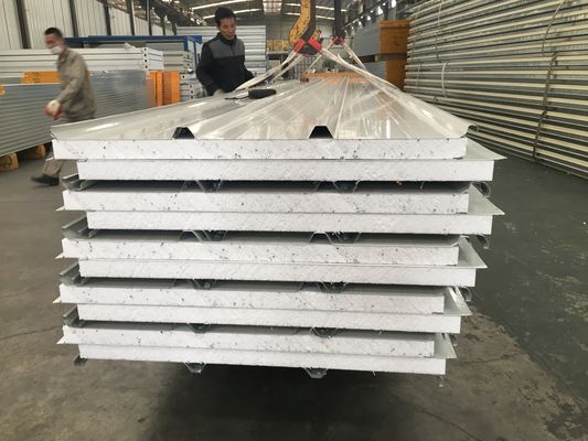 High Density Prefab House Foam Insulation EPS Sandwich Roof Panel