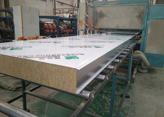 High Density Furnace Insulated 150mm Rock Wool Sandwich Panel