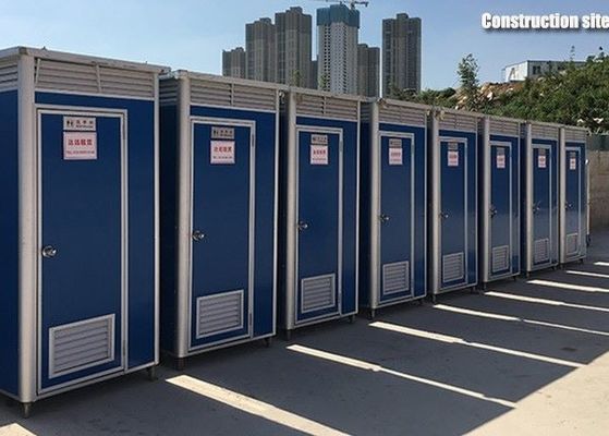 Waterproof Shutter Exhaust Fan Portable Temporary Toilet Cabin
