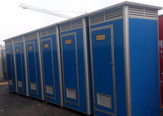 Waterproof Shutter Exhaust Fan Portable Temporary Toilet Cabin