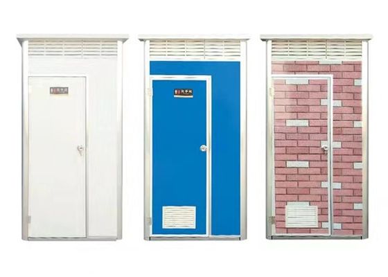 Waterproof Shutter Exhaust Fan Portable Temporary Toilet Cabin