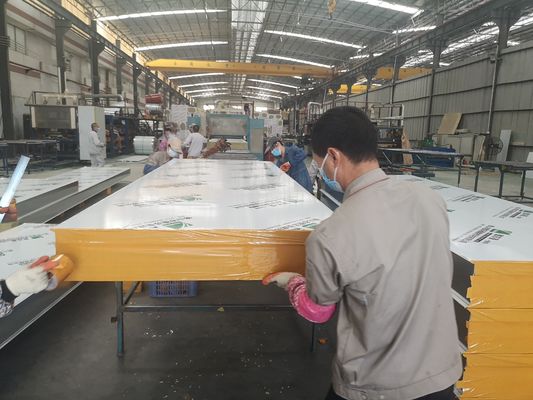 Prefabricated Building PPGI Rock Wool Foam Sandwich Panel
