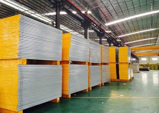 Prefab House Sound Insulation Fireproof Glass Wool Sandwich Panel