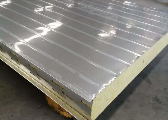 75mm Oven Stainless Steel High Density Rock Wool Sandwich Panel