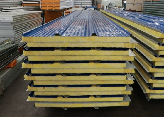 Heat Insulated Glass Wool Sandwich Panel