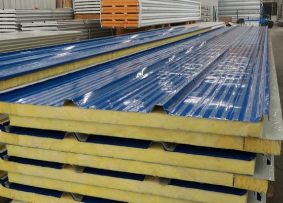 Heat Insulated Glass Wool Sandwich Panel