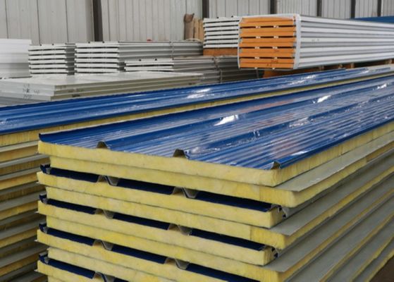 Heat Insulated Glass Wool Sandwich Panel