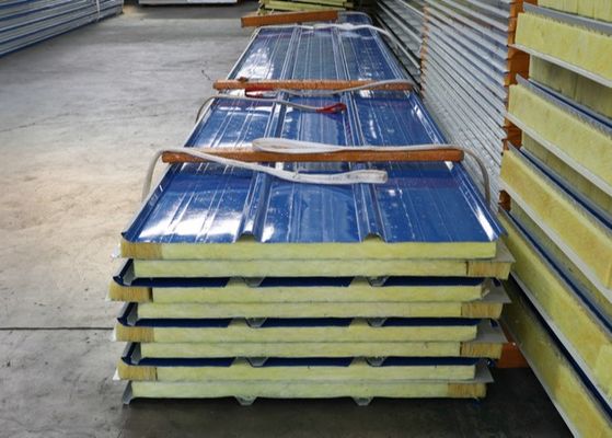 Heat Insulated Glass Wool Sandwich Panel