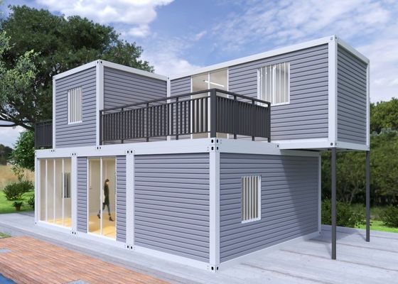 EPS PU Office Hotel Fast Assembly Flat Pack Prefab House