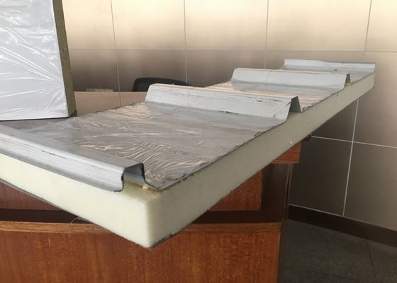 Warehouse Insulated Metal Roof PUR Foam PU Sandwich Panel
