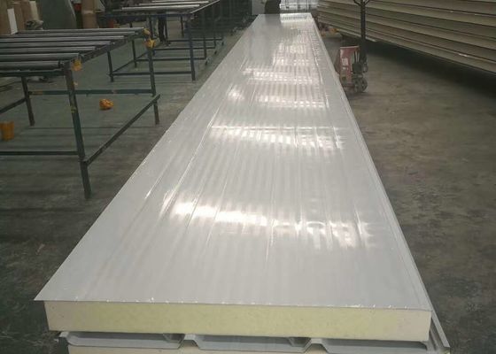 Warehouse Insulated Metal Roof PUR Foam PU Sandwich Panel
