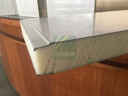 50mm 75mm Wall Cladding PUR Polyurethane PU Sandwich Panel