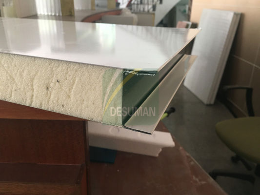 50mm 75mm Wall Cladding PUR Polyurethane PU Sandwich Panel