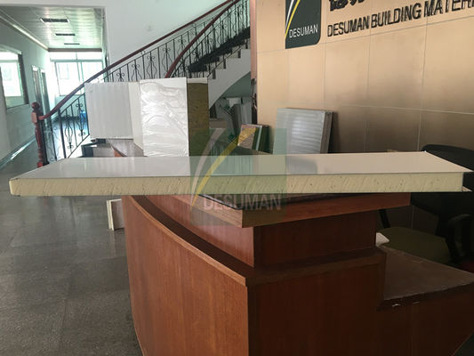 50mm 75mm Wall Cladding PUR Polyurethane PU Sandwich Panel