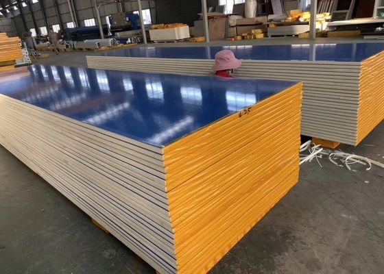 Rigid 30mm Foam PPGI PU Sandwich Panel