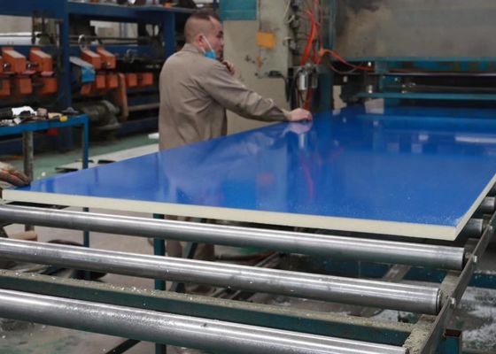 Rigid 30mm Foam PPGI PU Sandwich Panel