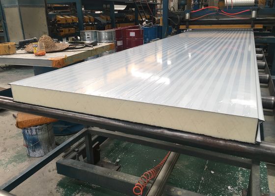 950mm Wide Zinc Coated Composite Partition PU Sandwich Panel