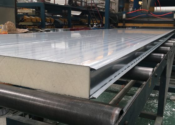 950mm Wide Zinc Coated Composite Partition PU Sandwich Panel