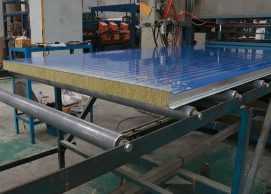 A1 Grade Wall Roof Ceiling Rock Wool Sandwich Panel