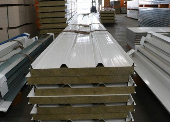Acoustic RAL Color Roof Rock Wool Insulation Board