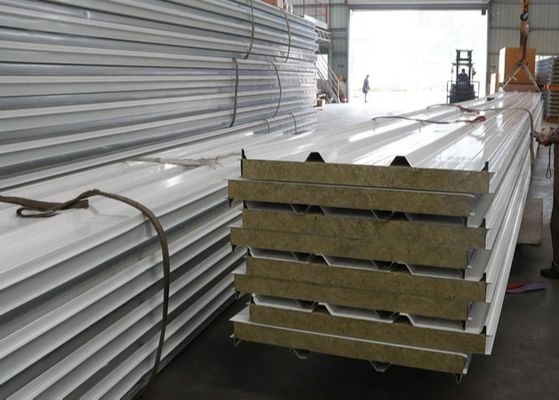 Acoustic RAL Color Roof Rock Wool Insulation Board