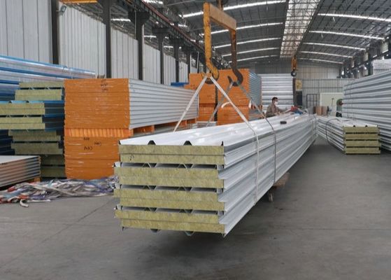 Acoustic RAL Color Roof Rock Wool Insulation Board