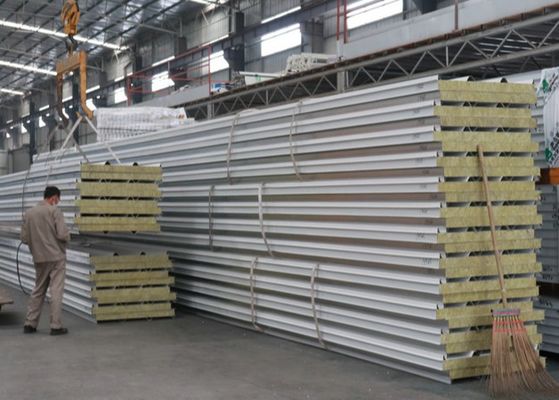 Acoustic RAL Color Roof Rock Wool Insulation Board