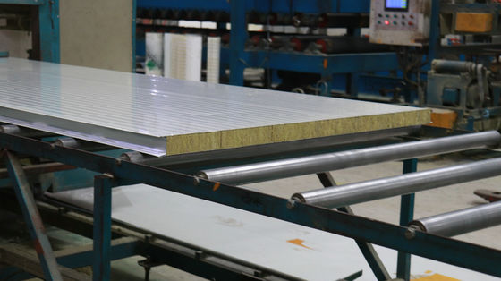 Soundproof Rock Wool Sandwich Panel Mineral Composite Insulation