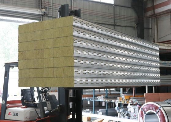 150mm Thickness Insulated Rock Wool Sandwich Panel