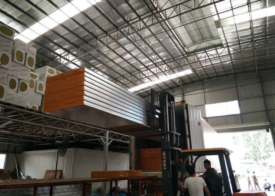 Sound Absorption Wall Roof Rock Wool Sandwich Panel