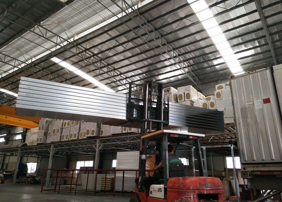 Sound Absorption Wall Roof Rock Wool Sandwich Panel