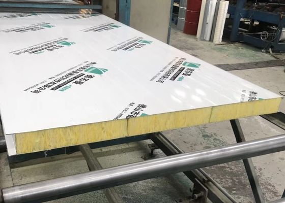 Prefabricated House High Density Glass Wool Galvanized Steel Sheet