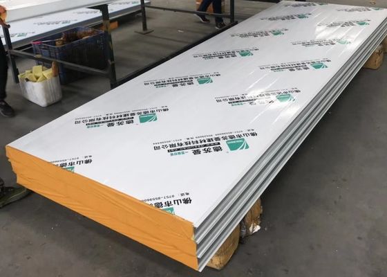 Prefabricated House High Density Glass Wool Galvanized Steel Sheet