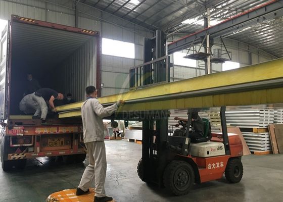 KTV Metro Station Sound Absorption Glass Wool Sandwich Wall Panel
